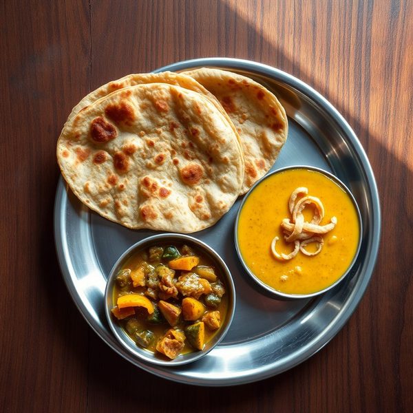 Combo 01 ( Paratha2, Veg/Dal/Mix)