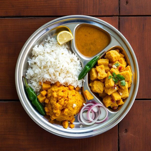 Package1 ( Rice, Dal, Mashed Potato)