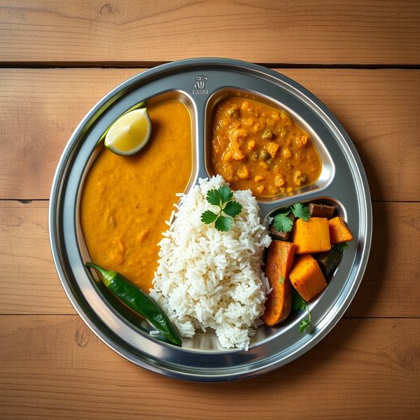 Package2 ( Rice, Dal,Vegetables)